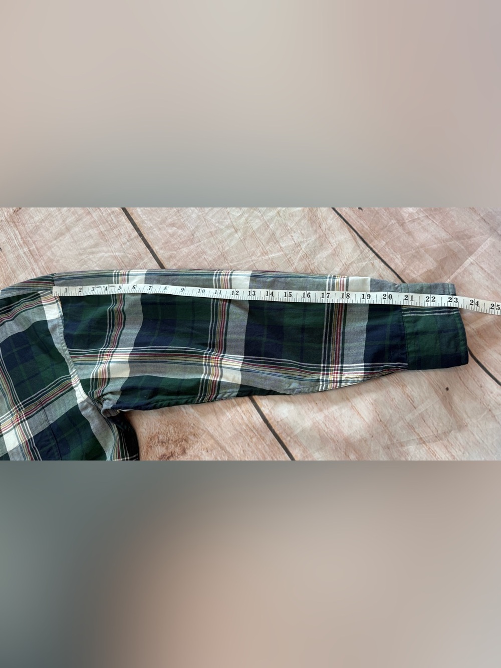 Vintage Chaps Ralph Lauren Button Down Shirt Mens Large L Plaid Multi-Color 90s - Picture 4 of 6
